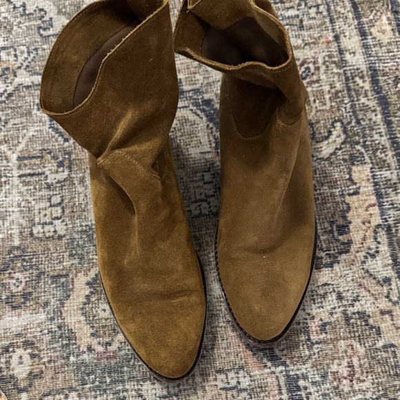 Vince Brown Suede Ankle Boots - Picture 3 of 3